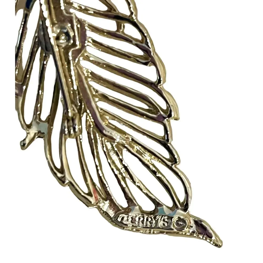 Gerrys Gold Leaf Brooch Pin 2.75